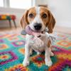 Plush Squeaky Mouse Dog Toy with Cotton Rope Knot - Interactive Self-Play Boredom Relief Pet Chew Toy