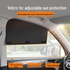 Magnetic Car Sunshade Blackout Curtain for Baby Stroller Sleeping Privacy and Heat Insulation.