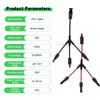 Solar Panel Cable Y Connector 3 to 1 Solar Panel Plug Solar Branch Adapter Photovoltaic Connectors Panel Cables Distributor