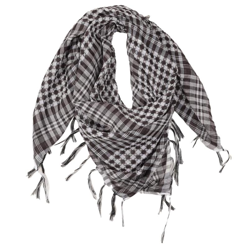 Multifunctioneel Arafat Hijab Sjaal Kwastjes Sjaal Bandana Volwassene Woestijn Arabische Shemagh Hoofddoek Arabische Dubai Saoedi Hoofdbedekking