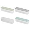 Transparent Stackable Sealed Moisture-proof with Cover Fresh-keeping Rectangle Spaghetti Box Preservation Storage Box