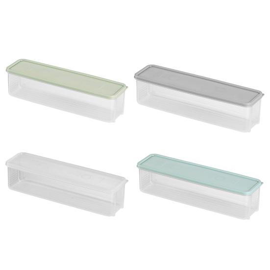 Transparent Stackable Sealed Moisture-proof with Cover Fresh-keeping Rectangle Spaghetti Box Preservation Storage Box