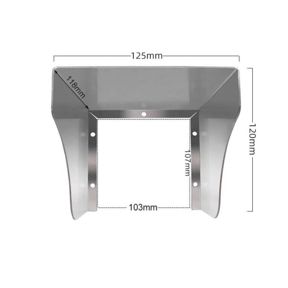 

Пылезащитный Дождевой Щит Нержавеющая Сталь Крышка для Дверного Звонка Водонепроницаемая Защита для Выключателя 125mm