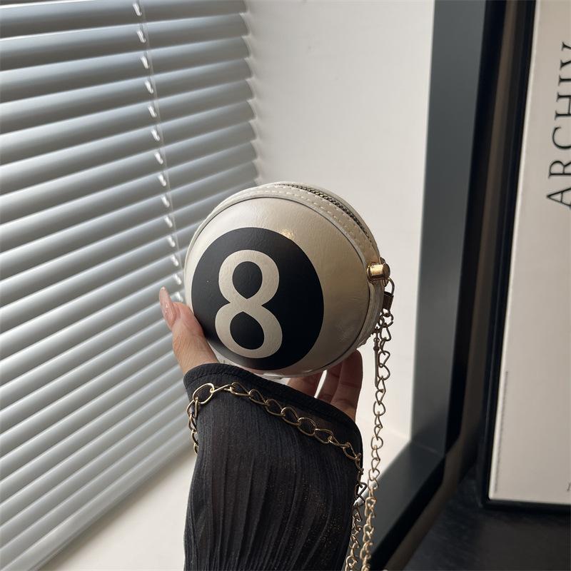 

Mini personalized niche shoulder messenger bag new funny basketball bag chain bag small circle