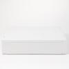 MUJI Recycled Polypropylene Small with Two White 37cm W x 26cm D x 9cm 84799679 Organizer, Wide, Small, Drawers, Gray, Approx. H,