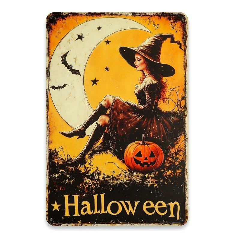 Halloween Metal Tin Sign Wall Decor 20x30cm
