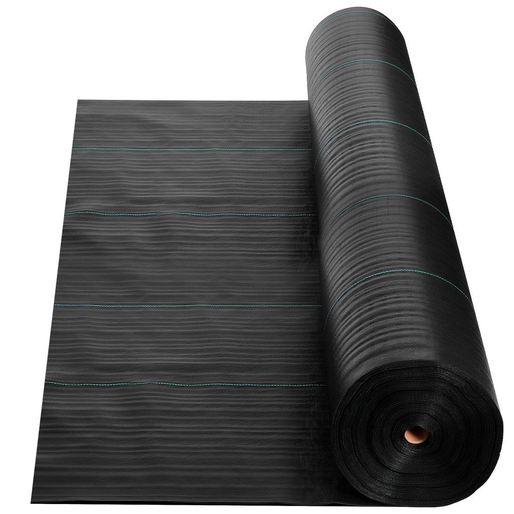 Weed Barrier Fabric Heavy Duty, 4x35.1m 99.2g Landscape Fabric, Woven Weed Blocker Fabrics, Garden Fabrics Weeds Barrier, Weeds Control Ground Cover,