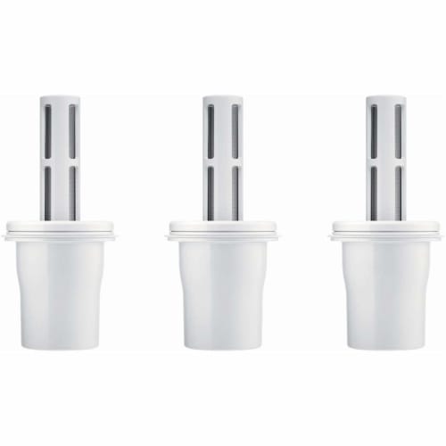 Toray Trevino Jug-Style Water Purifier Replacement Cartridges, Trihalomethane Removal Type, 3-Pack, PTC.F3J, White