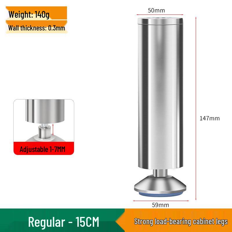 Adjustable Stainless Steel Cabinet and Table Legs
