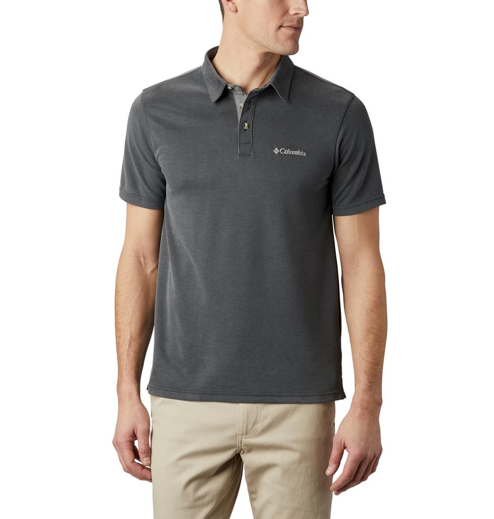 Columbia Nelson Point Men' Polo Shirt Gray 1772721011 R (48)
