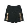 Fleece-Gold Print Cotton Sports Shorts Men Bottoms Black AV0693-010