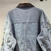 European-Style Embroidered Bead Sequin Denim Women's Loose Jacket - 2026 Early Spring Collection