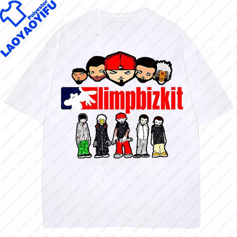 Limp Bizkit Oversized Printed Graphic T Shirts Unisex Unisex Rock Metal Band Fan Gifts Shrot Sleeved Summer New Style Y2k Clothes
