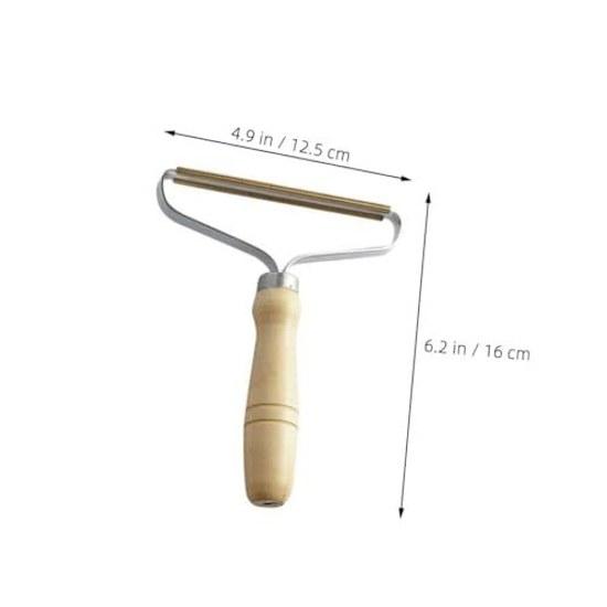No-brand item 4 pieces lint remover manual sweater cutter clothing bedding car pet hair wooden handle gentle on fabrics