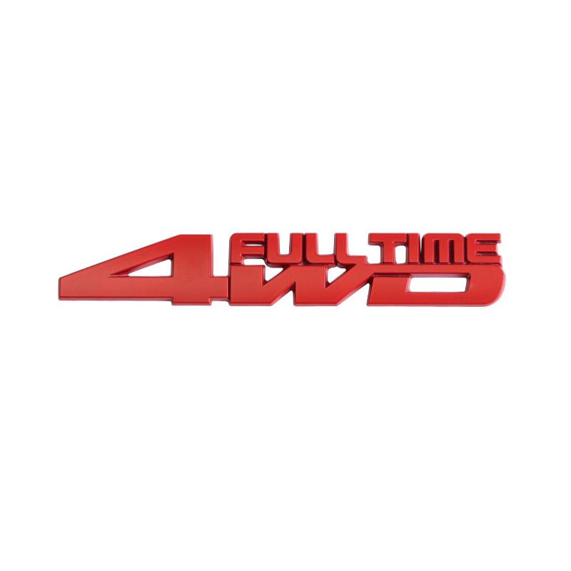 

1Pc 3D Metal 4WD Logo Decals Emblem Badge Car RearTrunk Fender Adhesive Badge Body Sticker For RAV 4 Accessories