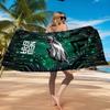 Asciugamano da Spiaggia Philadelphia Eagles Partita Notturna, Asciugatura Rapida, Facile da Curare, Adatto sia per il Fitness che per le Vacanze al Mare, Essenziale Sportivo