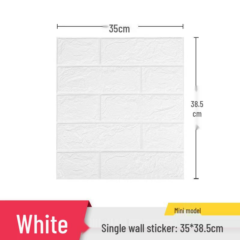 3D Waterproof Foam Wall Stickers for Ceiling and Background Decoration