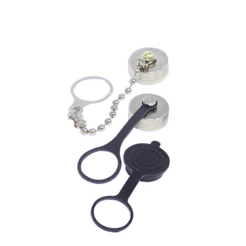 2/4/10Pcs Welding Cable Connector Rubber Metal Protective Cover Gx12 Gx16 Gx20 Aviation Circular Plug Socket Waterproof Dust Cap