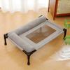 Moisture-proof Elevated Cat Dog Bed with Skid-Resistant Feet Outdoor Pet Bed  Four Seasons