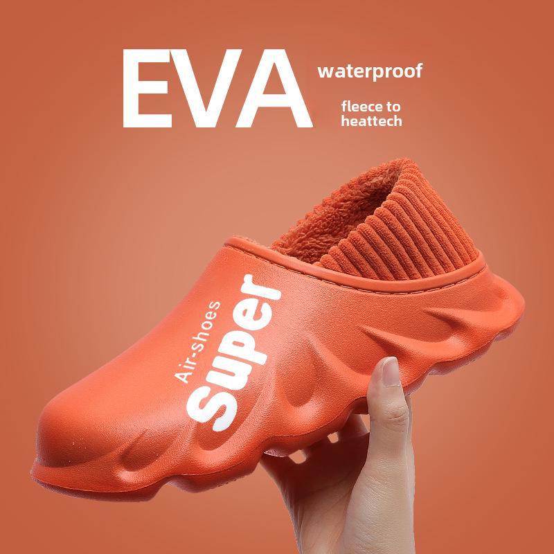 

Мужские водонепроницаемые нескользящие зимние ботинки Lidani - теплые, утолщенные хлопковые тапочки 2024 36-37 оранжевый