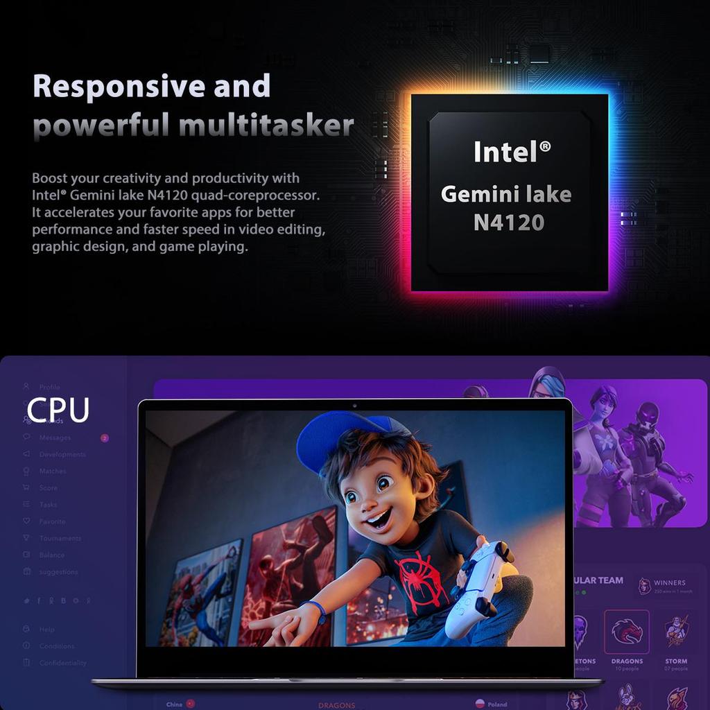 Ноутбук Blackview Acebook 1, 4/128Гб с экраном 14 дюймов и батареей ...