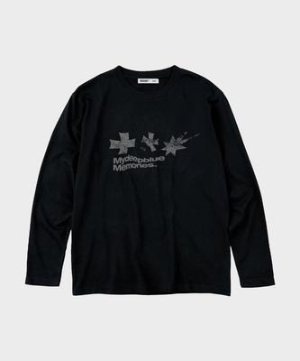 Maidibbeullumemolijeu Symbol Graphic Long Sleeve(Black)