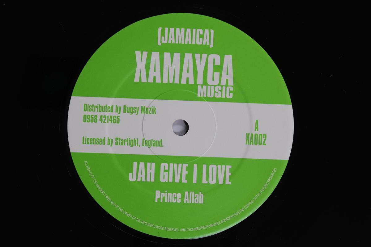 

12inch Record PRINCE ALLA Jah Give I Love Jerusalem XA002 Xamayca Music 1981 UK Reggae Ska Dub Used