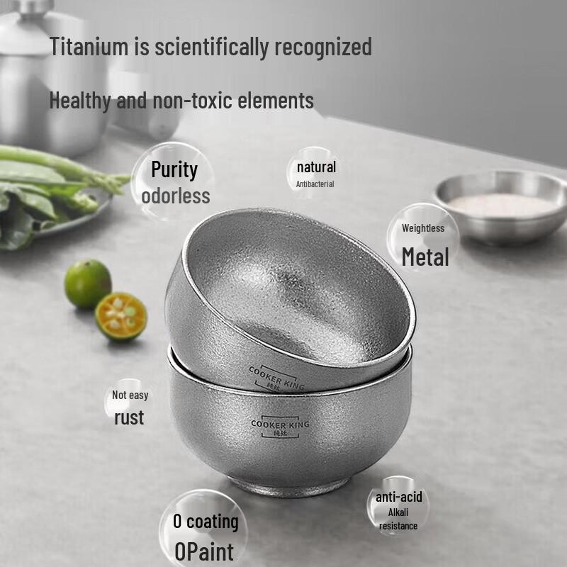 COOKER KING Pure Titanium Kids Bowl