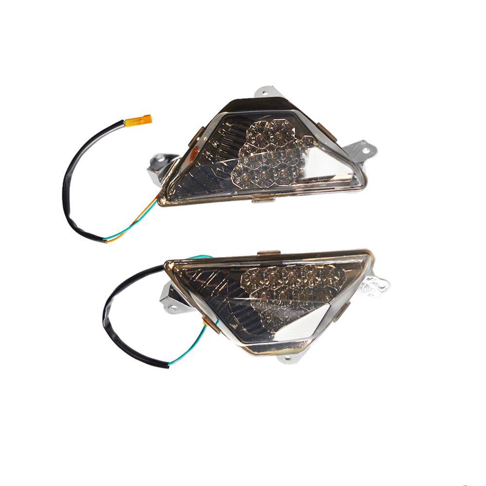 Front Led Turn Signal Light Lamp For Kawasaki Zx-6R Ninja 1000/300/400/650