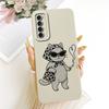 For OPPO Reno4 Pro / Reno4 Cute Cat Flower Cartoon Phone Case For Oppo Reno 4 4Pro 4G Shockproof Soft Silicone Bumpers