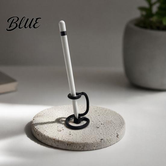 Unique Styling Stationery Display 3D Printed Pen Holder with Stable Base, Desktop Smooth Burr-free Stand, Minimalist Art Sculpture for Home