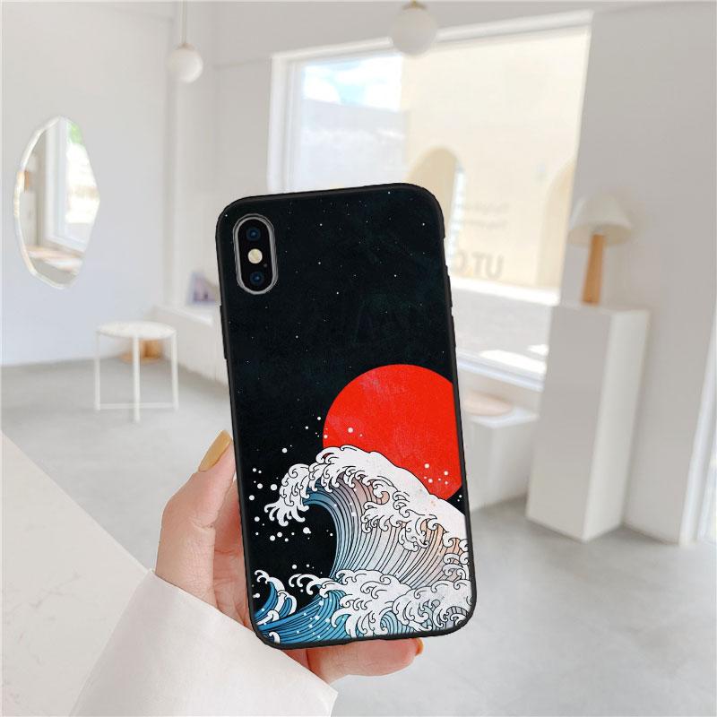 QT21 Great Wave Off Kanagawa New High-End Phone Case for Redmi Note 6 7 8 9 8T 9T 9S Pro Max 8A 9A 9C Prime NFC