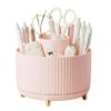 Organizzatore da scrivania a 6 scomparti per bambini, Portapenne rotante, Porta materiale artistico