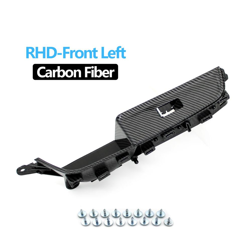LHD RHD Car Interior Front Left Right Door Pull Handle Window Lifter Switch Panel Cover Trim For BMW 6 Series GT G32 2017-2022