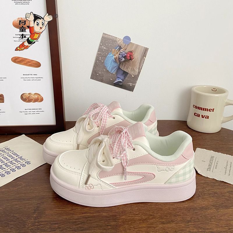 Astro Boy girls ins board shoes versatile sports shoes original bread shoes casual little white shoes 2025 spring and autumn new