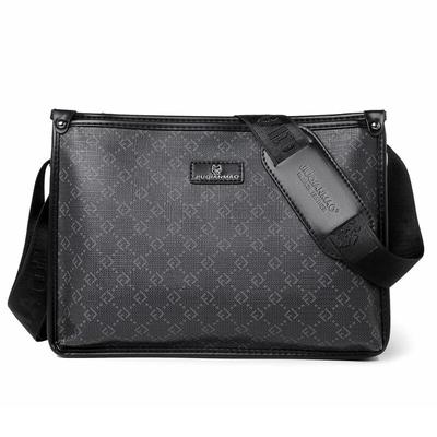 Pánská kostkovaná PVC crossbody taška Li Shen