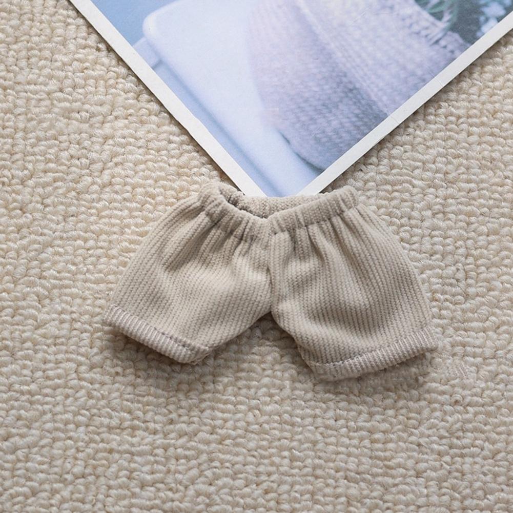 

Для 17см куклы Лабубу Шорты Модная одежда Толстовки Одежда для кукол Подходящие по цвету толстовки Аксессуары для кукол Милое украшение Маленькая одежда светло-серый