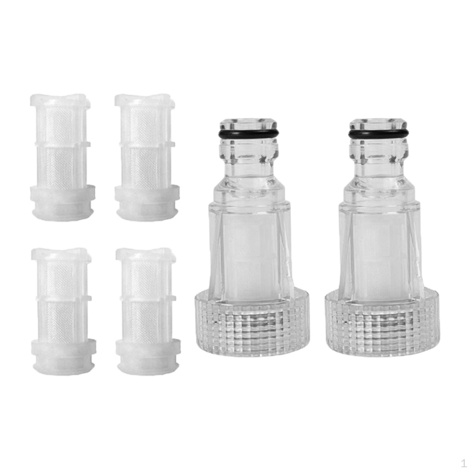 

6x Car Washing Machine Water Filter Connection Washer Adapter Pressure Filters Nets for