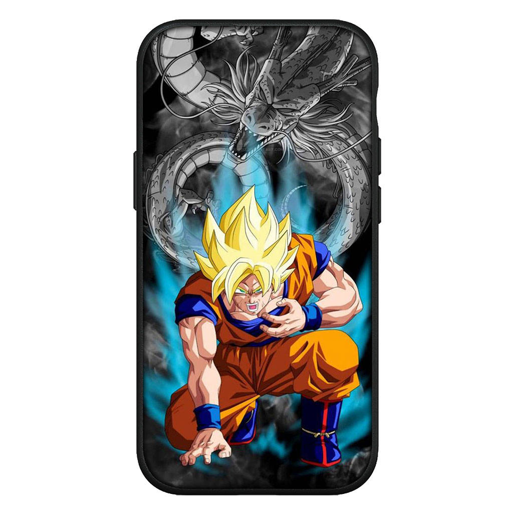 For iPhone 16 15 Xiaomi Redmi Note 14 13 12 11 Pro Max 16e Samsung Galaxy S25 S24 S23 Moto OPPO Huawei Cartoon Goku Dragon Ball DragonBall Phone Case