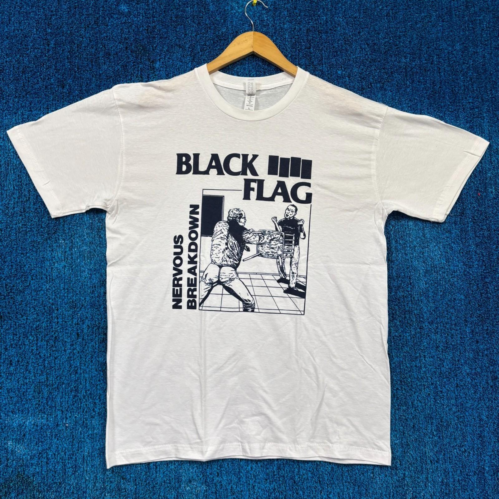 Black Flag “Nervous Breakdown” Graphic T-Shirt Size Large XXL