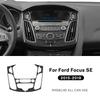Echter Weicher Karbonfaser-Aufkleber für Ford Focus SE RS ST Ecoboost 2015 2016 2017 2018 LHD RHD Auto Mittelkonsolen-Panel Zubehör