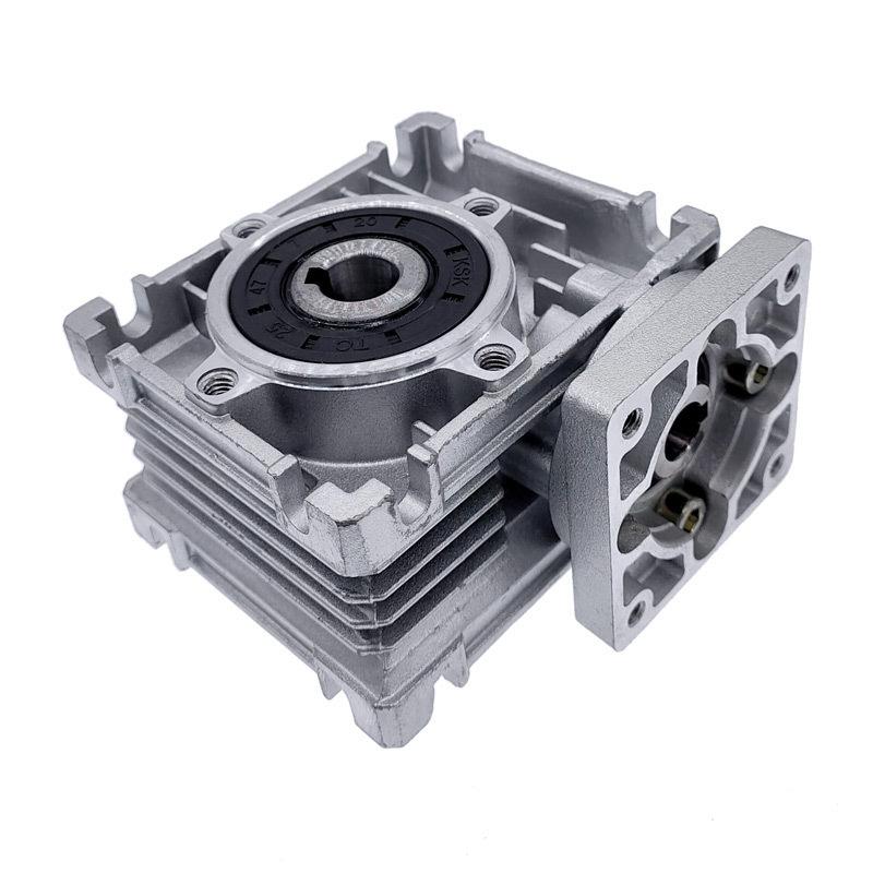 speed reducer worm DC motor gearbox RV030 14mm output 5:1-80:1 Worm Gearbox Speed Reducer for NEMA 23 Motor