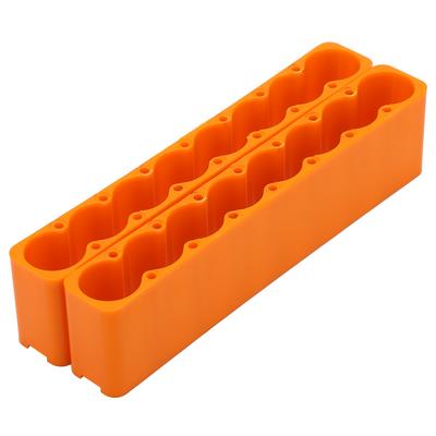 2PCS Industrielle Kunststoff Einstellbare 18650 Batterie Pack Punkt Schweißen Befestigungs Klemme (8Abschnitt)