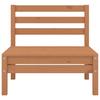 Garden Center Sofa Set 4 Pieces Honey Brown Solid Pine Wood