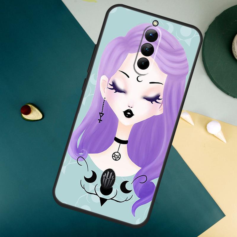 Girly Pastel Witch Goth For ZTE Nubia Red Magic 10 Air 8 9 8S 9S 10S Pro Plus 7 6S 7S Pro Red Magic 11 Pro Plus Case
