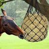 2Pcs/Set Durable Slow Feed Hay Net Large Capacity Hanging Horse Hay Bag 40inch Hay Feeder Bag Equestrian Accessory