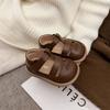 Baby small leather shoes hollow soft sole summer sandals girls T-shoes - years old soft sole comfortable baby shoes