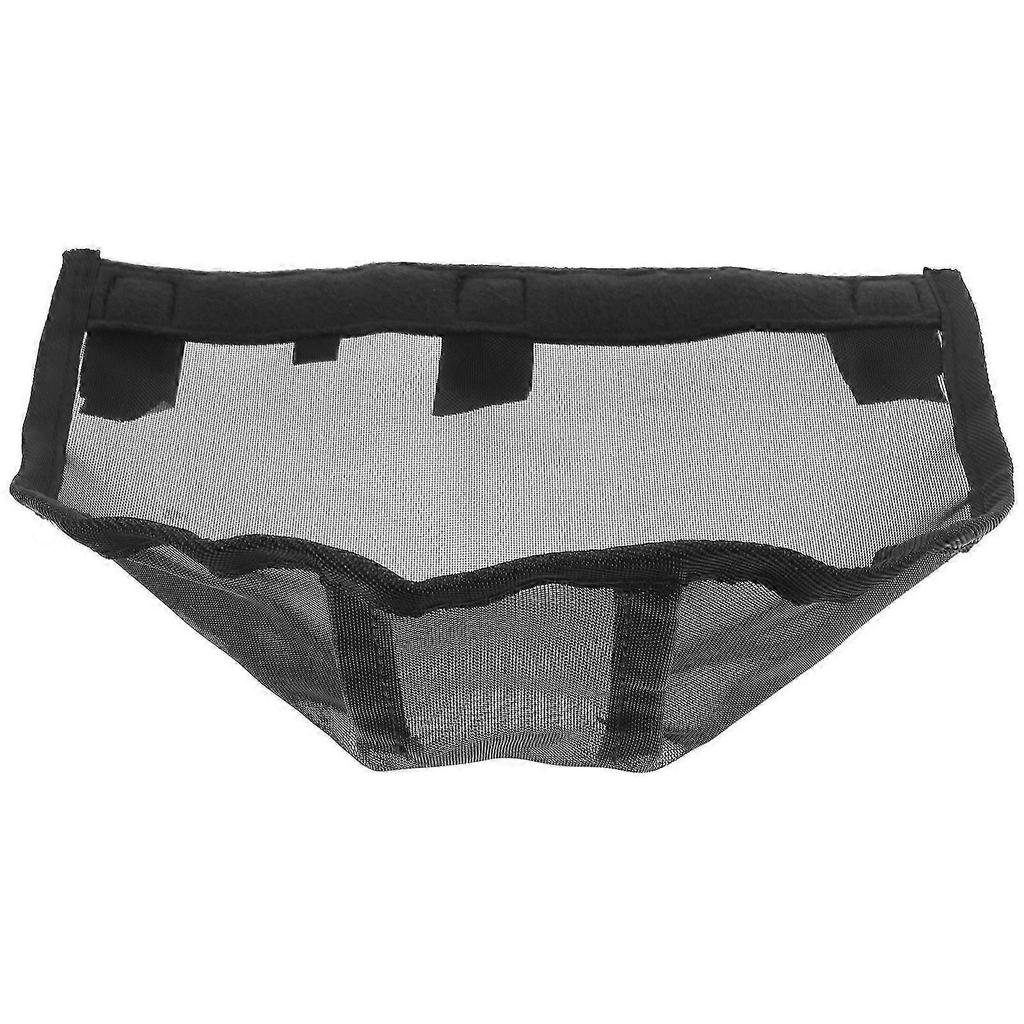 Comfortable Horse Nose Cover for Fly Protection Black Mesh Net