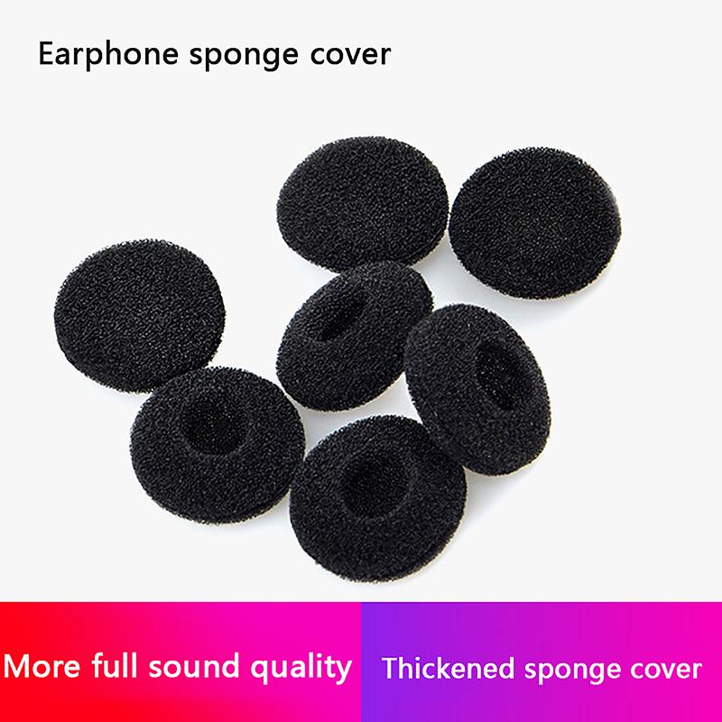 20 ks Krytky na sluchátka Mp3 Mp4 Mobilní telefon Náušníky pro sluchátka Pěna 18 mm Houbička Bluetooth sluchátka Náhradní
