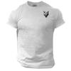 Vikings Wolf T Shirt Pocket Gym Clothing Bodybuilding Training Workout Mma Top